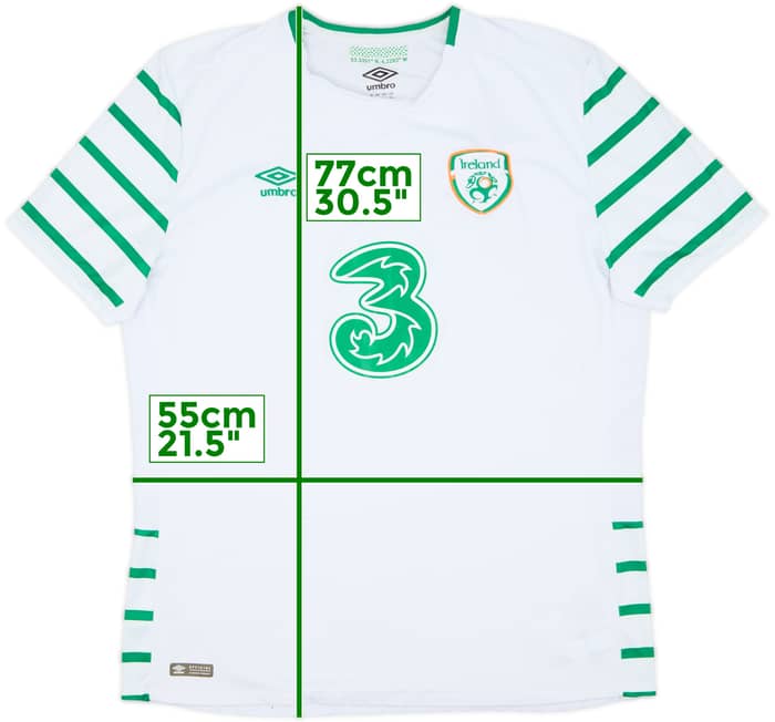 2016-17 Ireland Away Shirt - 6/10 - (XXL)