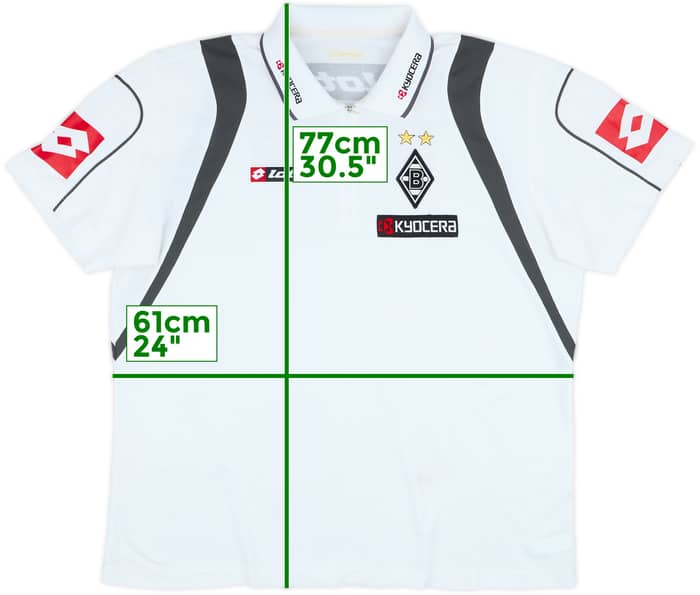 2006-07 Borussia Monchengladbach Lotto 1/4 Zip Polo Shirt - 7/10 - (XL)