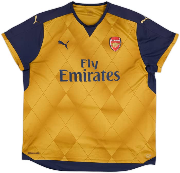 2015-16 Arsenal Away Shirt Arteta #8 - 8/10 - (XXL)
