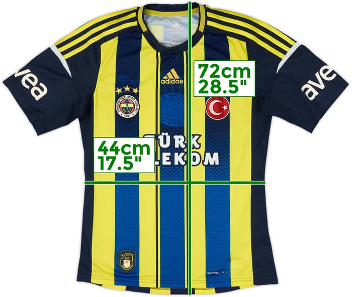 2012-13 Fenerbahce European Home Shirt - 8/10 - (S)