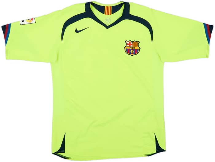 2005-06 Barcelona Away Shirt Ronaldinho #10 - 8/10 - (M)