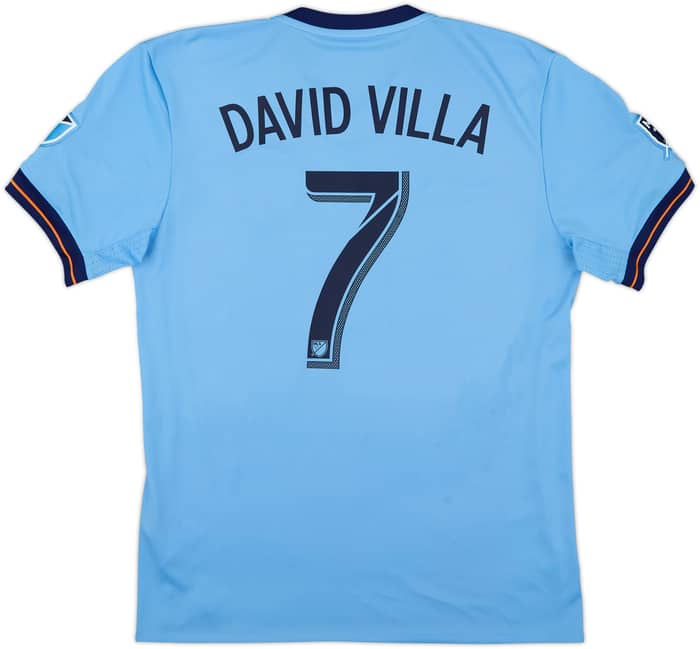 Camiseta de local del New York City 2017-18 David Villa #7 - 8/10 - (M)