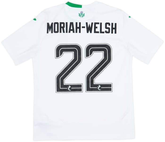 Camiseta de visitante del Hibernian 2024-25 Moriah-Welsh #22 (Niños L)