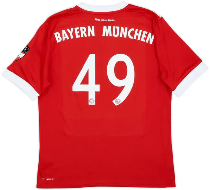 2017-18 Bayern Munich Home Shirt #49 - 10/10 - (L.Boys)