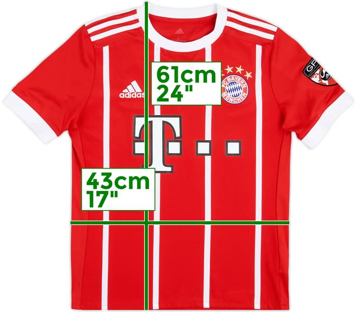 2017-18 Bayern Munich Home Shirt #49 - 10/10 - (L.Boys)