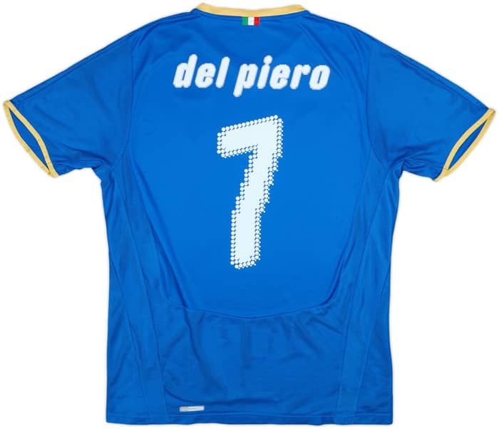 2007-08 Italy Home Shirt Del Piero #7 - 8/10 - (L)