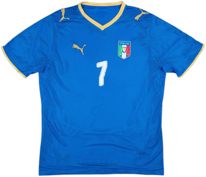 2007-08 Italy Home Shirt Del Piero #7 - 8/10 - (L)