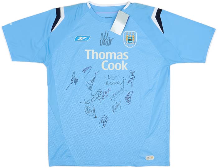2004-05 Manchester City Signed Home Shirt (XL)
