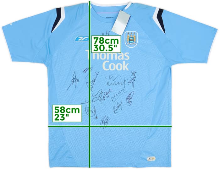 2004-05 Manchester City Signed Home Shirt (XL)