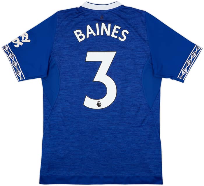 2018-19 Everton Home Shirt Baines #3 - 6/10 - (M)