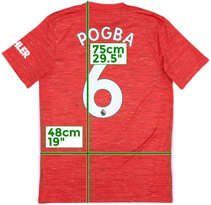 Camiseta de local del Manchester United 2020-21 Pogba #6 - 10/10 - (M)