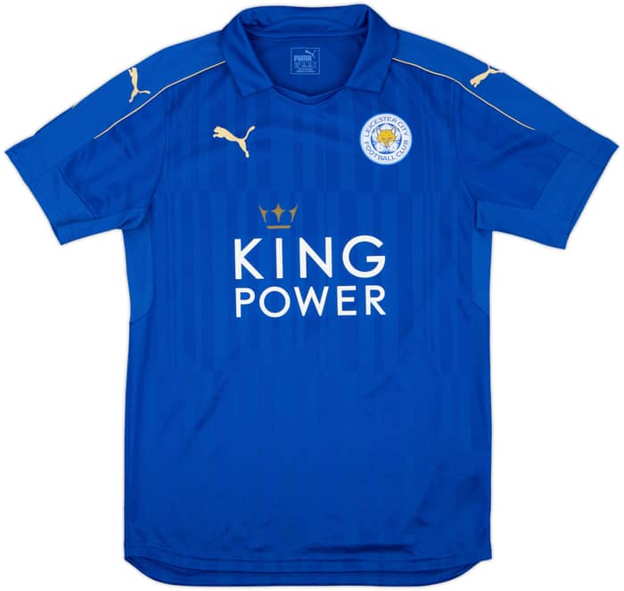 2016-17 Leicester Home Shirt Vardy #9 - 10/10 - (M)