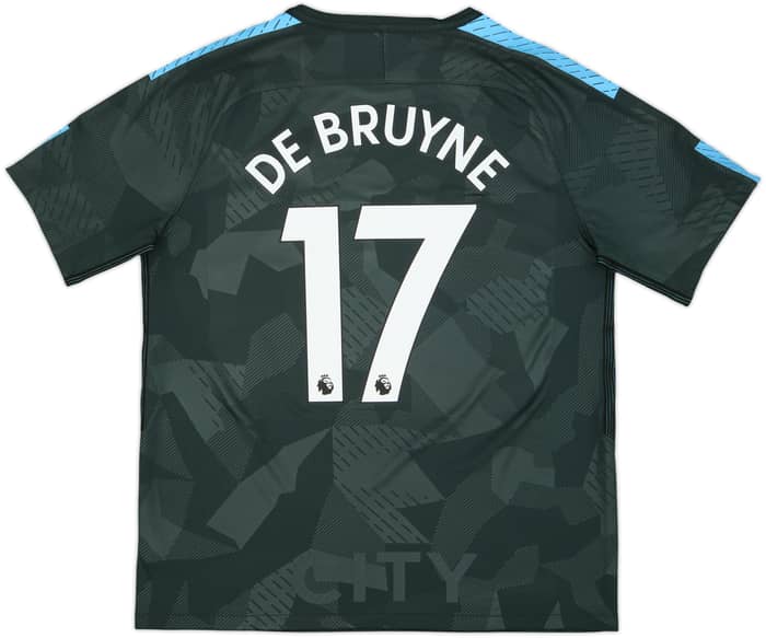 2017-18 Manchester City Third Shirt De Bruyne #17 - 9/10 - (L)