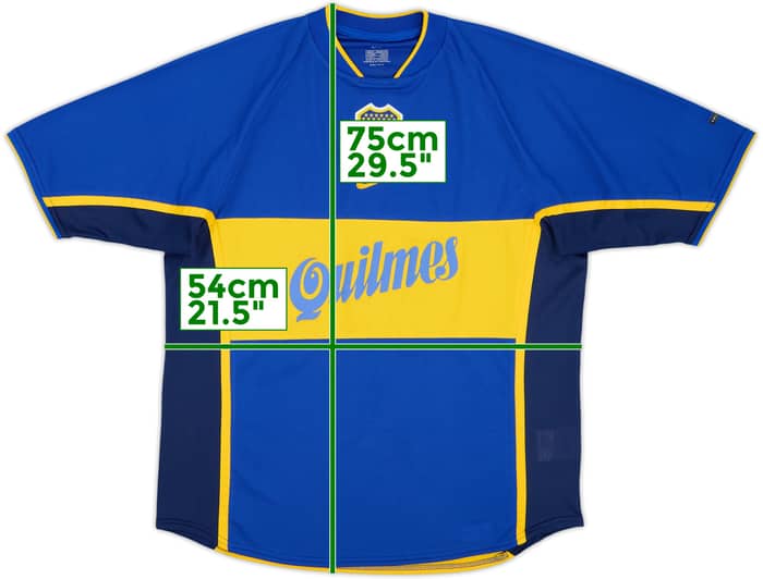 2001-02 Boca Juniors Home Shirt - 6/10 - (M)