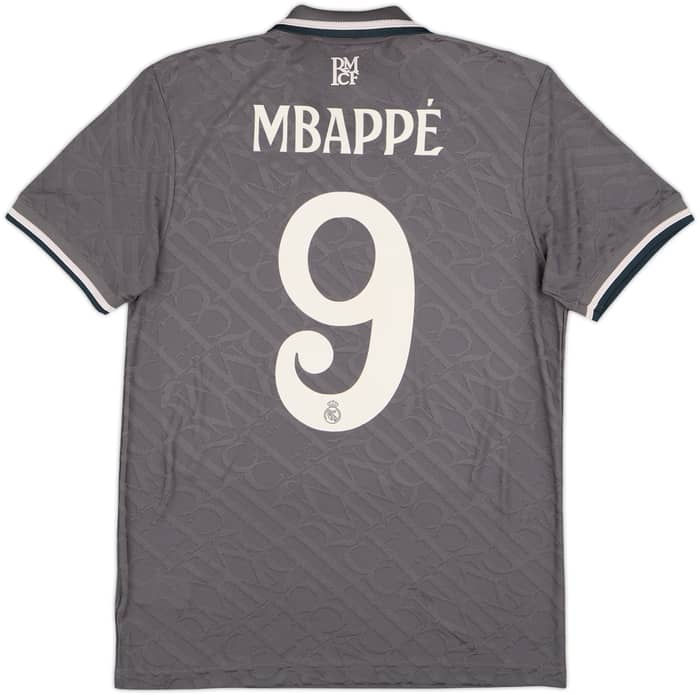 2024-25 Real Madrid Authentic Third Shirt Mbappe #9 - 9/10 - (M)