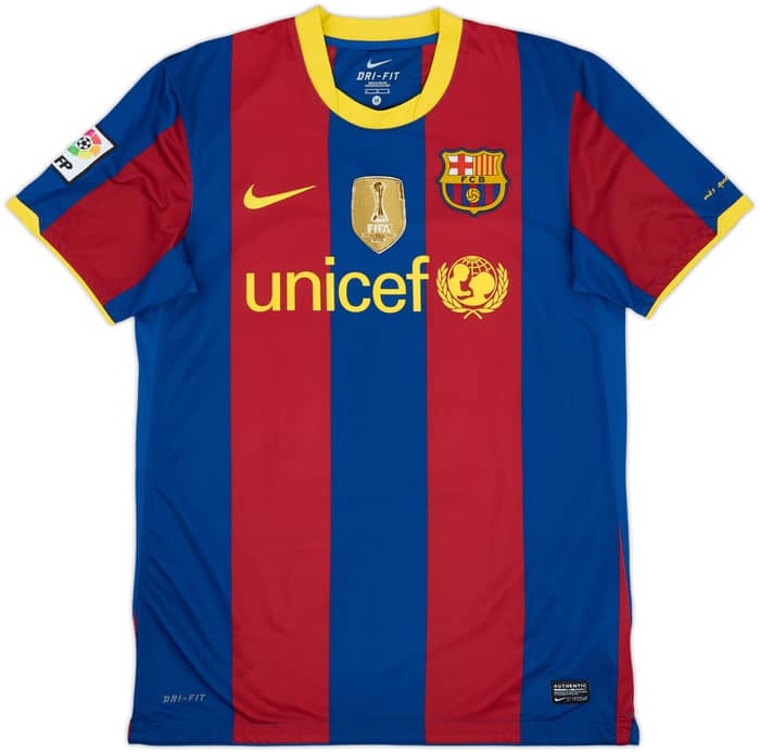 2010-11 Barcelona Home Shirt Messi #10 - 6/10 - (M)