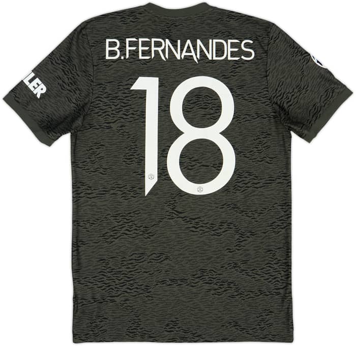 2020-21 Manchester United Away Shirt B.Fernandes #18 - 9/10 - (M)