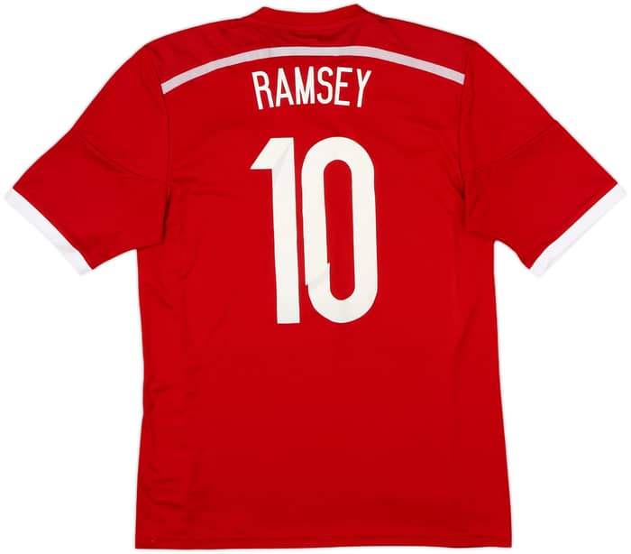 2013-15 Wales Home Shirt Ramsey #10 - 8/10 - (M)