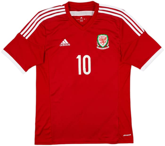 2013-15 Wales Home Shirt Ramsey #10 - 8/10 - (M)