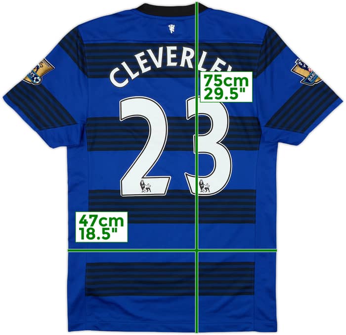 2011-13 Manchester United Away Shirt Cleverley #23 - 9/10 - (S)