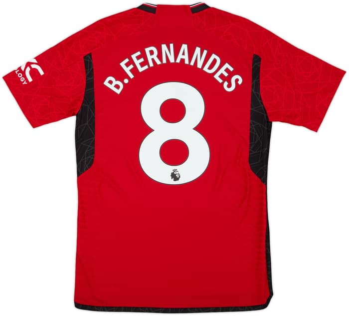2023-24 Manchester United Authentic Home Shirt B.Fernandes #8 - 8/10 - (M)