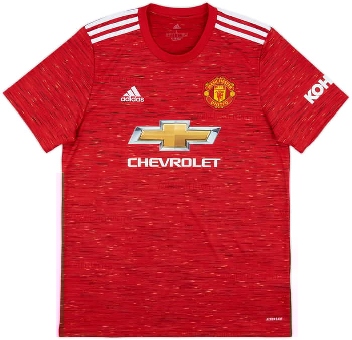 2020-21 Manchester United Home Shirt Shaw #23 - 9/10 - (L)