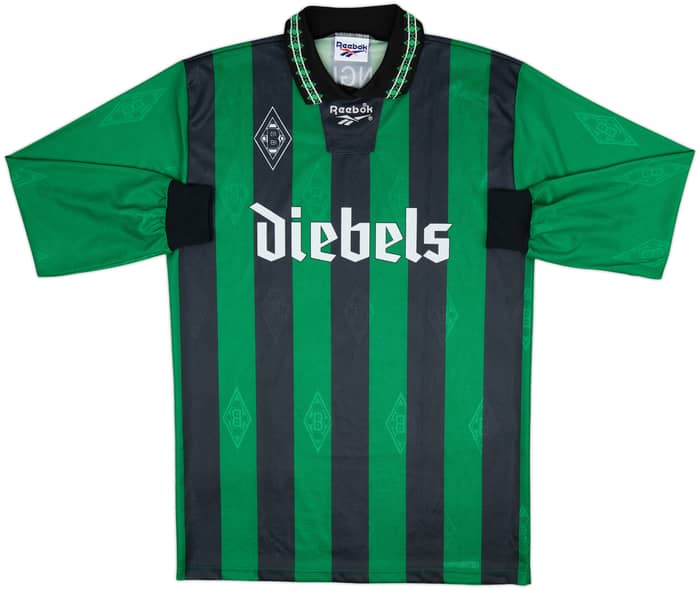 1995-96 Borussia Monchengladbach Away L/S Shirt - 9/10 - (L)
