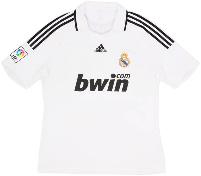 2008-09 Real Madrid Home Shirt Higuain #20 - 7/10 - (L)