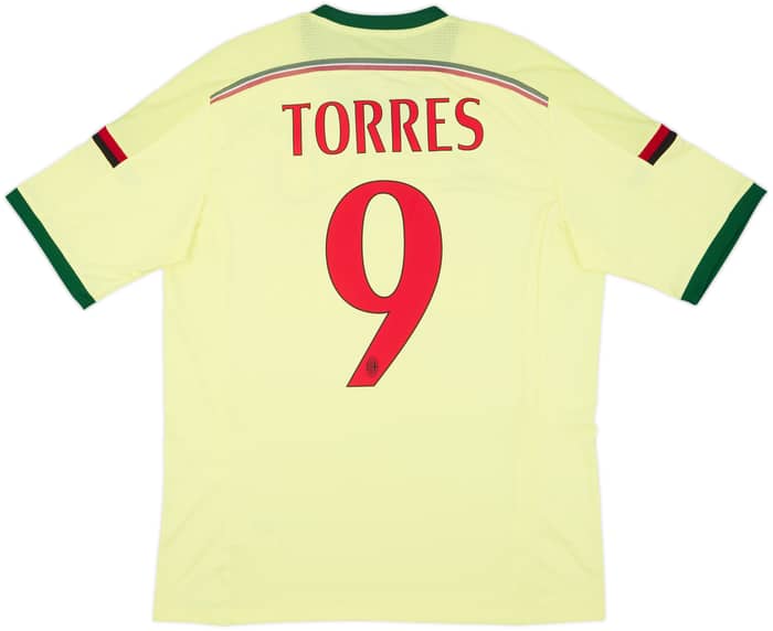 2014-15 AC Milan Third Shirt Torres #9 - 7/10 - (L)