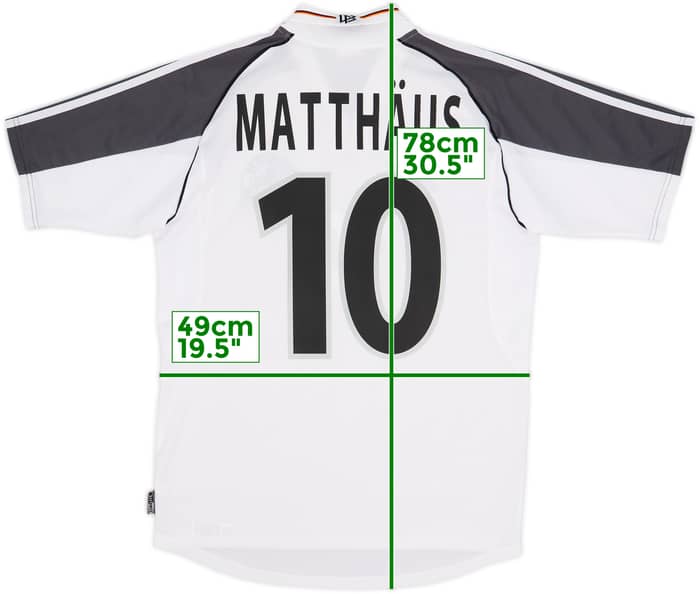 2000-02 Germany Home Shirt Matthaus #10 - 7/10 - (S)
