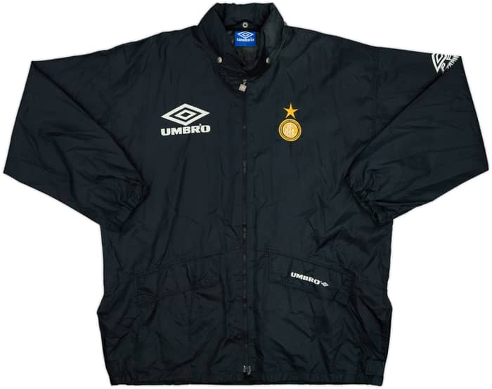 1993-95 Inter Milan Umbro Hooded Rain Jacket - 7/10 - (L)