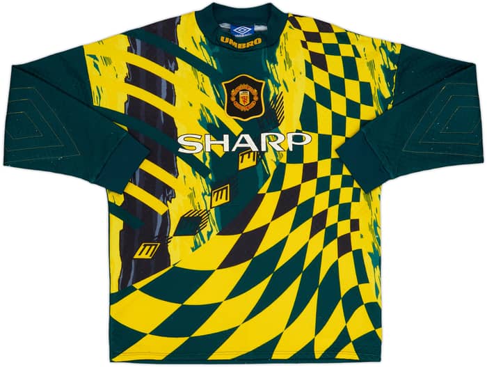 1994-96 Manchester United GK Shirt Schmeichel #1 - 6/10 - (L)