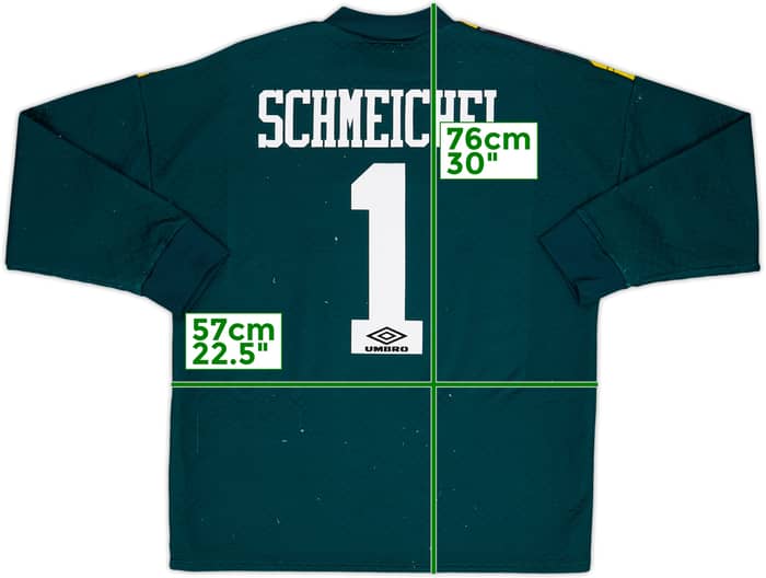 1994-96 Manchester United GK Shirt Schmeichel #1 - 6/10 - (L)