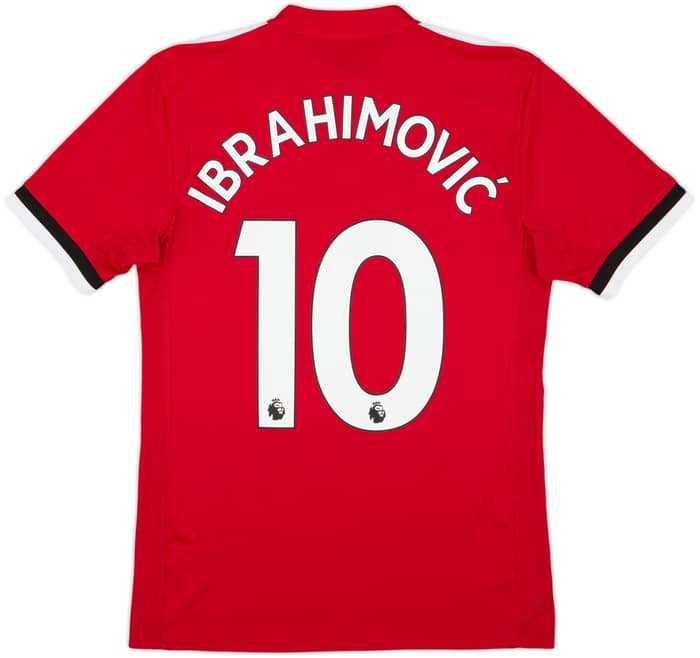 2017-18 Manchester United Home Shirt Ibrahimovic #10 - 10/10 - (XS)