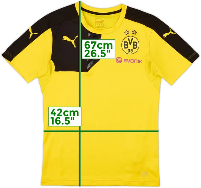 2015-16 Borussia Dortmund Puma Training Shirt - 8/10 - (S)