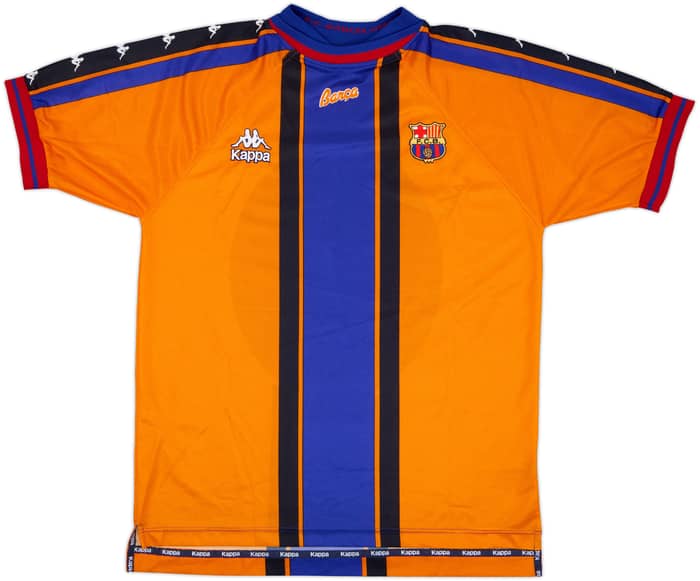 1997-98 Barcelona Away Shirt - 9/10 - (XL)