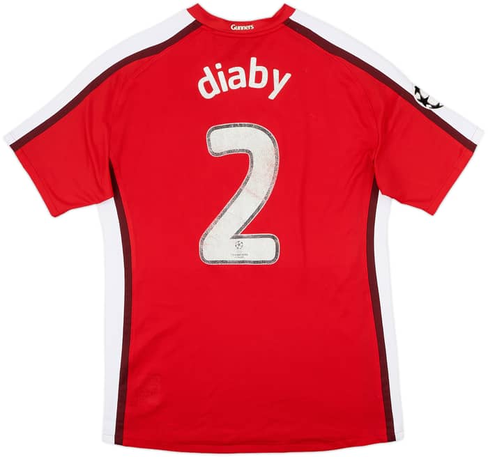 2008-10 Arsenal Player Issue Home Shirt Diaby #2 - 5/10 - (L)