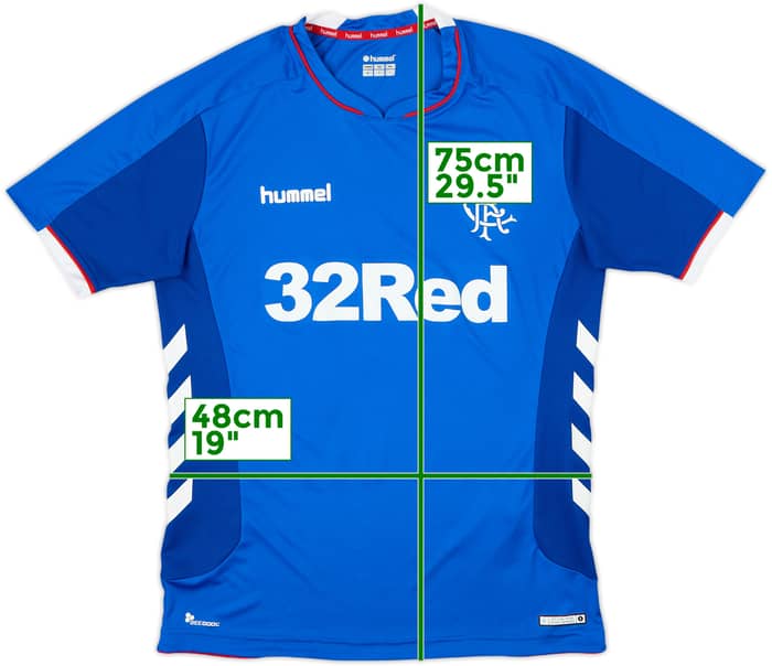 2018-19 Rangers Home Shirt - 9/10 - (M)