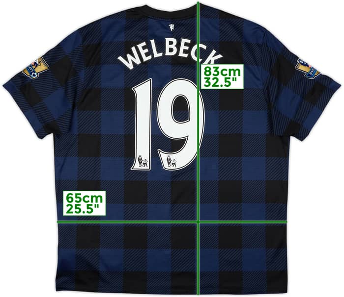 2013-14 Manchester United Away Shirt Welbeck #19 - 10/10 - (XXL)