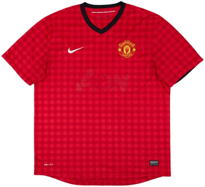 2012-13 Manchester United Home Shirt - 4/10 - (XL)