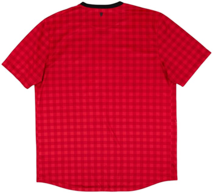 2012-13 Manchester United Home Shirt - 4/10 - (XL)