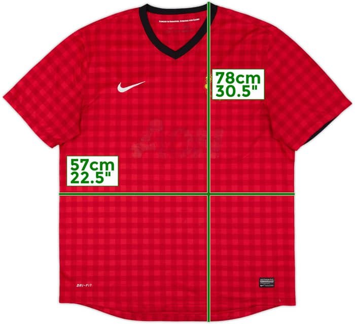 2012-13 Manchester United Home Shirt - 4/10 - (XL)