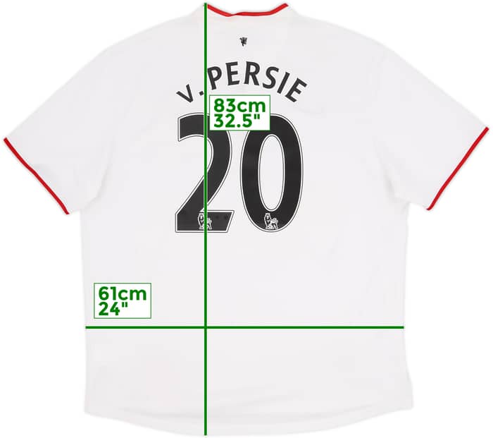 2012-14 Manchester United Away Shirt v.Persie #20 - 8/10 - (XXL)