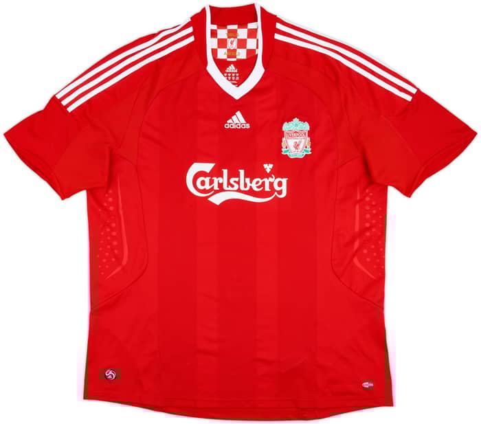 Camiseta de local del Liverpool 2008-10 Alonso #14 - 8/10 - (XXL)