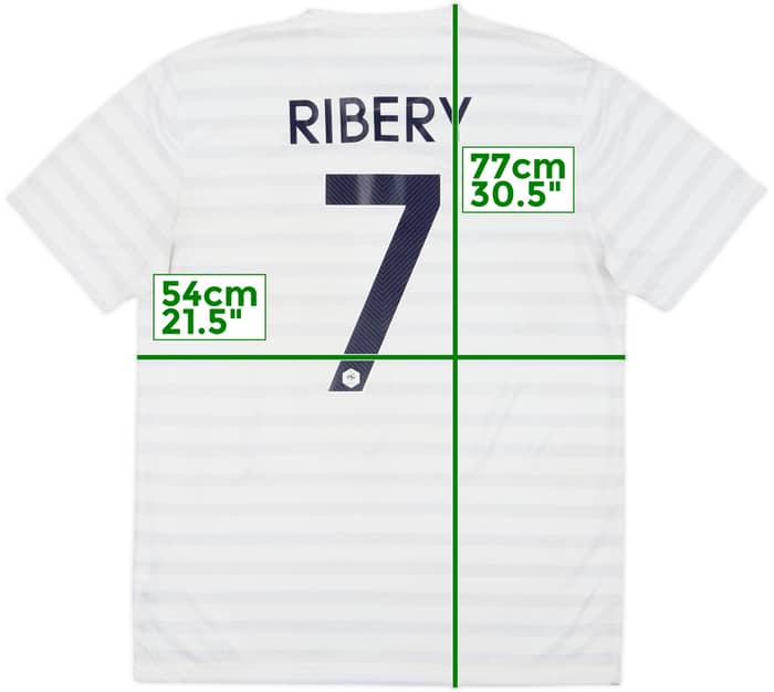 2014-15 France Away Shirt Ribery #7 - 5/10 - (L)