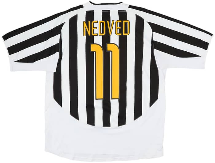 2003-04 Juventus Home Shirt Nedved #11 - 6/10 - (XL)