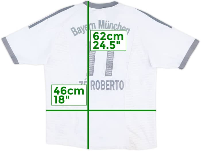 2002-03 Bayern Munich Away Shirt Ze Roberto #11 - 4/10 - (L.Boys)