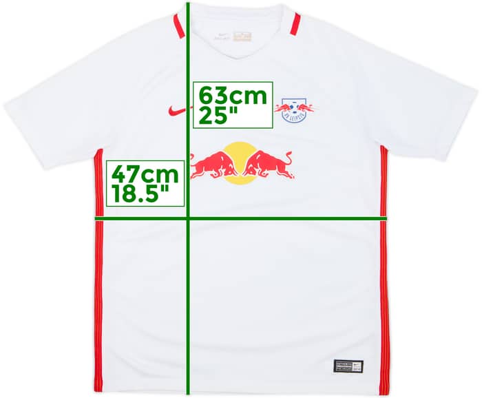 2016-17 RB Leipzig Home Shirt - 7/10 - (XL.Boys)