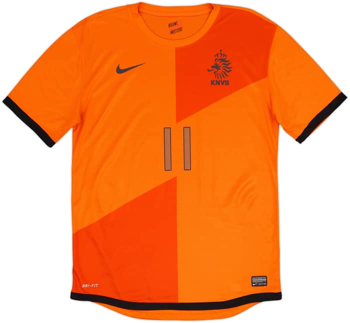 2012-13 Netherlands Home Shirt Robben #11 - 7/10 - (M)
