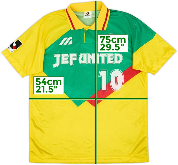 1993-94 JEF United Home Shirt #10 - 6/10 - (L)